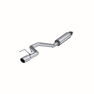 MBRP - MBRP 2005-2008 Jeep Grand Cherokee 4.7L 5.7L Hemi Cat Back Single Side - S5508AL - Image 2