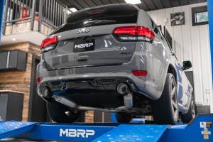 MBRP - MBRP 2012+ Jeep Grand Cherokee SRT 6.4L 3in Dual Rear Exit T304SS Catback Exhaust - CF Tips - S55253CF - Image 4