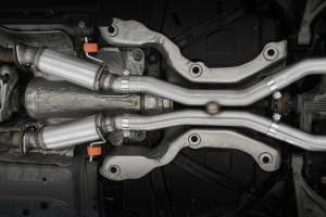 MBRP - MBRP 2012+ Jeep Grand Cherokee SRT 6.4L 3in Dual Rear Exit Aluminized Catback Exhaust - T304 Tips - S5525AL - Image 4