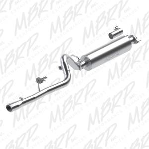 MBRP - MBRP 86-00 Jeep 2.5L Cherokee 2.5in Cat Back Single AL - S5534AL - Image 1