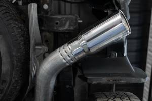 MBRP - MBRP 2020+ GMC/Chevy 2500/3500 6.6L Duramax 4in Mand Bent Tubing Pro-Ser Cat Back Single Side - 304 - S6059304 - Image 2