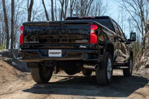 MBRP - MBRP 2020+ GMC/Chevy 2500/3500 6.6L Duramax 4in Mand Bent Tubing AL-Ser Cat Back Single Side - Alum - S6059AL - Image 3