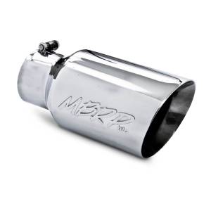 Exhaust - Exhaust Tips - MBRP Exhaust - MBRP Exhaust Tip, 6" O.D. Dual Wall Angled  4" inlet  12" length, T304 T5072
