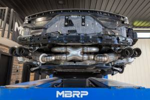 MBRP - MBRP 20-24 Chevrolet Corvette C8 3in Active Cat Back Quad Split Rear Exit Exhaust w/ AFM Sims - S70413CF - Image 6
