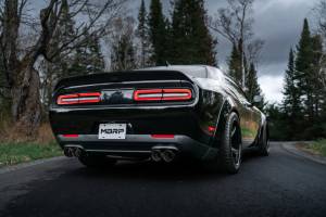 MBRP - MBRP 15-Up Challenger 5.7 / 17-Up 6.2L/6.4L 3in Race Series Cat-Back w/ Quad Tips T304 Exhaust - S71143CF - Image 3