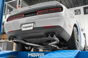 MBRP - MBRP 15-16 Dodge Challenger RT 5.7L Aluminized Steel 3in Dual Rear Cat-back Quad Tips - Street - S7115AL - Image 3