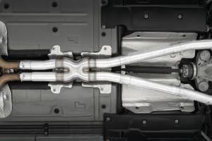 MBRP - MBRP 15-16 Dodge Challenger 5.7L HEMI SS 3in Quad Split Rear Exit w/ Carbon Fiber Tips - T304 - S71163CF - Image 4