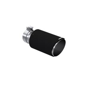 MBRP - MBRP Universal Carbon Fiber Tip 6in OD/4in Inlet/12in L - Angle Cut Tip - T5072CF - Image 1