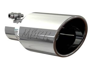 MBRP - MBRP Universal Tip 4.5 O.D. Angle Rolled End 2.5 Inlet 11in Length - T304 - T5160 - Image 1