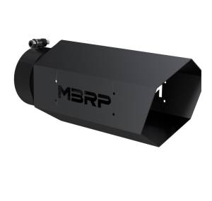 MBRP - MBRP Universal Hex Tip 5in Inlet 16in length w/o Logo - Black Coated - T5167BLK - Image 2