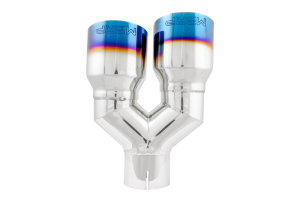 MBRP - MBRP Universal T304 SS Dual Burnt End Tip 3.5in OD/2.5in Inlet - T5170BE - Image 2