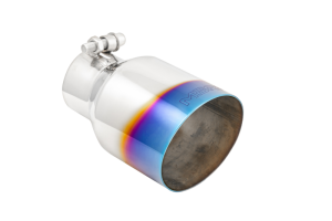 MBRP - MBRP Burnt End Tip 2.5 ID 4 ID Out 6.5 length Single Wall Angle Cut 304 Stainless Steel - T5176BE - Image 4