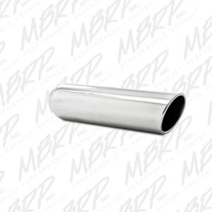 MBRP Exhaust 4" OD, 2.25" inlet, 16" in length, Angled Cut Rolled End, Weld on, T304 T5134