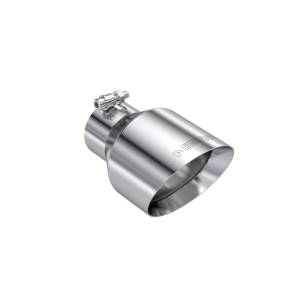 MBRP - MBRP Universal T304 Stainless Steel Tip  3on ID / 5in OD Out / 8in Length Angle Cut Dual Wall - T5187 - Image 1