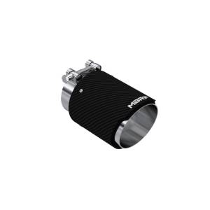 MBRP - MBRP Universal Carbon Fiber Tip 3in ID / 4in OD Out / 6.13in Length Angle Cut Dual Wall - T5188CF - Image 1