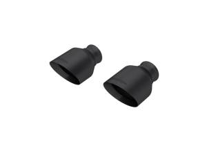 MBRP - MBRP 15-23 Dodge Charger 5.7L/6.2L/6.4L T304 3in ID / 5in OD Out / 8in Length Angle Cut Black Tip - T5197BLK - Image 1