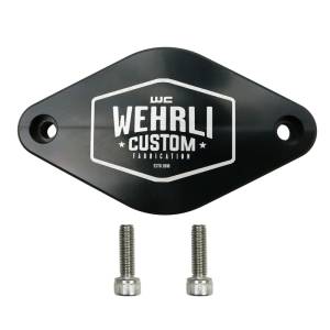 Wehrli 11-16 Chevrolet 6.6L LML Duramax Turbo Resonator Billet Block Off Plate - WCF100096