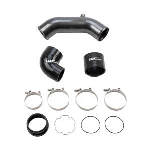Wehrli 2017+ Ford 6.7L Power Stroke 3.5in Cold Side Intercooler Pipe - Flat Black - WCF100295-FB