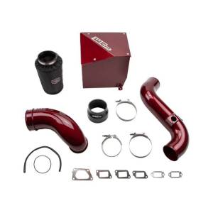 Wehrli - Wehrli 11-16 Chevrolet 6.6L Duramax LML 4in Intake Kit Stage 2 - WCFab Red - WCF100304-RED - Image 1