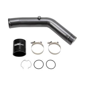 Wehrli 23-24 Ford 6.7L HO Power Stroke 3in Hot Side Intercooler Pipe - Bronze Chrome - WCF100308-BC