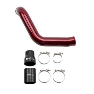 Wehrli 04-05 Duramax (LLY) Passenger Side 3in Intercooler Pipe - Red - WCF100355-RED