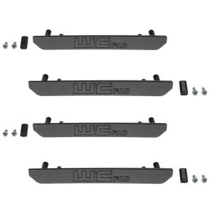 Wehrli 2020+ GMC 2500/3500HD Fender Flare Marker Light Delete Kit w/Logo - Fine Texture Black - WCF100392