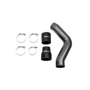 Wehrli 13-18 Cummins 6.7L Driver Side 3.5 in. Intercooler Pipe - Gloss Black - WCF100434-GB