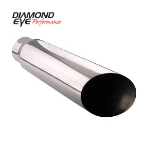 Diamond Eye Performance TIP; BOLT-ON ANGLE CUT; 4in. ID X 5in. OD X 18in. LONG; 4518BAC