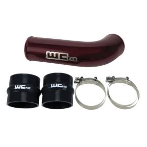 Wehrli - Wehrli 17-19 Chevrolet 6.6L L5P Duramax 4in Intake Pipe (Use w/OEM Air Box) - WCFab Red - WCF100709-RED - Image 2