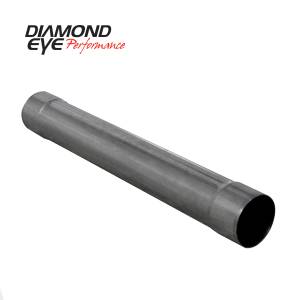 Diamond Eye Performance PERFORMANCE DIESEL EXHAUST PART-4in. 409 STAINLESS STEEL PERFORMANCE MUFFLER REP 510209