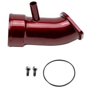 Wehrli - Wehrli 17-19 Chevrolet 6.6L L5P Duramax 3.5in Intake Horn w/PCV Port - WCFab Red - WCF100721-RED - Image 2