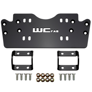 Wehrli Custom Fabrication - Wehrli 2019+ Honda Talon X/R Winch Mount Plate Kit - WCFab Front Bumper - WCF102005 - Image 2