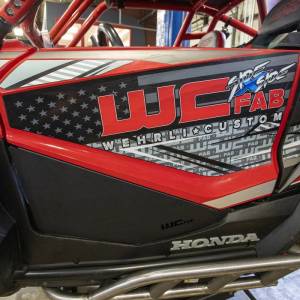 Wehrli - Wehrli 2019+ Honda Talon 1000X/R Front Lower Door Kit - Gloss White - WCF102025-GW - Image 1