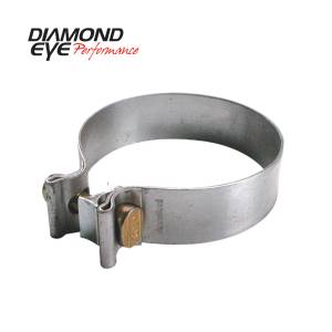 Diamond Eye Performance PERFORMANCE DIESEL EXHAUST PART-5in. ALUMINIZED TORCA BAND CLAMP BC500A