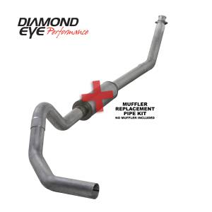 Diamond Eye Performance - Diamond Eye Performance 1994-2002 DODGE 5.9L CUMMINS 2500/3500 (ALL CAB AND BED LENGTHS)-4in. ALUMINIZED K4212A-RP