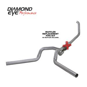 Diamond Eye Performance - Diamond Eye Performance 1999-2003.5 FORD 7.3L POWERSTROKE F250/F350 (ALL CAB AND BED LENGTHS) 4in. ALUMI K4320A-RP