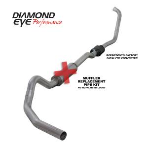 Diamond Eye Performance 2003-2007 FORD 6.0L POWERSTROKE F250/F350 (ALL CAB AND BED LENGTHS) 4in. ALUMINI K4334A-RP