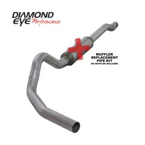 Diamond Eye Performance 2003-2007 FORD 6.0L POWERSTROKE F250/F350 (ALL CAB AND BED LENGTHS) 4in. ALUMINI K4338A-RP