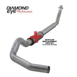 Diamond Eye Performance - Diamond Eye Performance 1994-2002 DODGE 5.9L CUMMINS 2500/3500 (ALL CAB AND BED LENGTHS)-5in. ALUMINIZED K5216A-RP