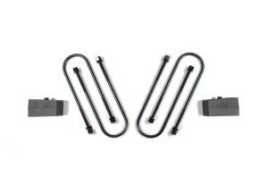 Zone Offroad Ram 3500 Rear 2in Block Kit - 4in U-bolts - ZOND1207