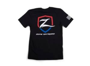 Zone Offroad - Zone Offroad Black Premium Cotton T-Shirt w/ Patriotic Zone Logos - 5XL - ZONU91625XL - Image 1
