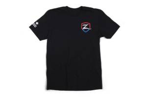 Zone Offroad Black Premium Cotton T-Shirt w/ Patriotic Zone Logos - Small - ZONU9162S