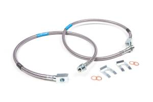 BDS Suspension 88-98 GM Front Stainless Brakelines - BDS101001