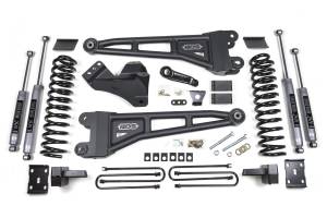 BDS Suspension 2011-2016 Ford F250/F350 4wd 4" Radius Arm Lift Kit, Diesel - NX2 Front, NX2 Rea - BDS1596H