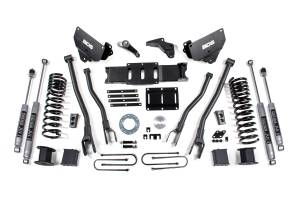 BDS Suspension 13-18 Ram 3500 6in 4 Link 6 Bolt w/ Air Bag - Dsl - Fox Shocks - BDS1648FS