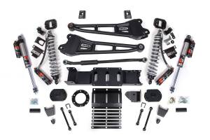 BDS Suspension 2019-2024 Ram 2500 4wd 3" Radius Arm Suspension Lift Kit, 1.25" Rear, Coil Space - BDS1653PESB