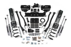 BDS Suspension 2019-2024 Ram 2500 5.5" 4-Link Gas - Rear Coil Springs - NX2 Shocks - BDS1689H