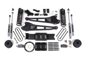 BDS Suspension 2019-2024 Ram 3500 4" Radius Arm Gas - 2" Rear Block w/o overload - Fox Shocks - BDS1702FS