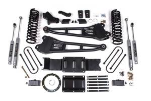 BDS Suspension 2019-2024 Ram 3500 4" Radius Arm Diesel - 2" Rear Block w/ overload - 6-Bolt T-C - BDS1705H