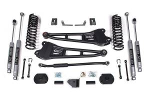 BDS Suspension 2019-2024 Dodge Ram 2500 3" Radius Arm Lift - Rear Air Ride - NX2 Shocks - Diese - BDS1713H
